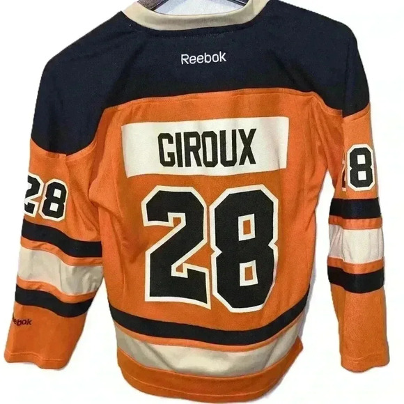 NHL Other - NHL PHILADELPHIA FLYERS ICE HOCKEY JERSEY REEBOK Youth S/M GIROUX #28 Size SM
